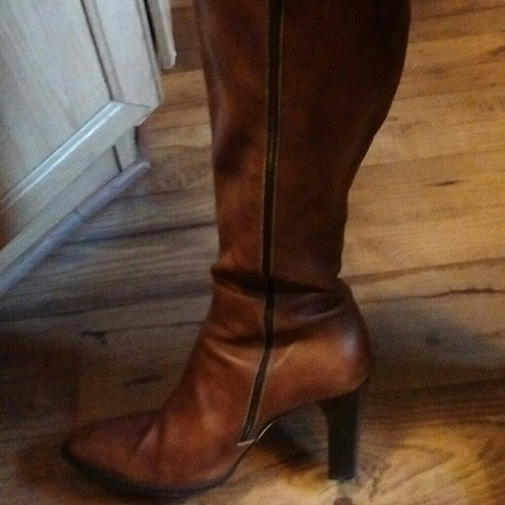 Women's leather J.Crew boot